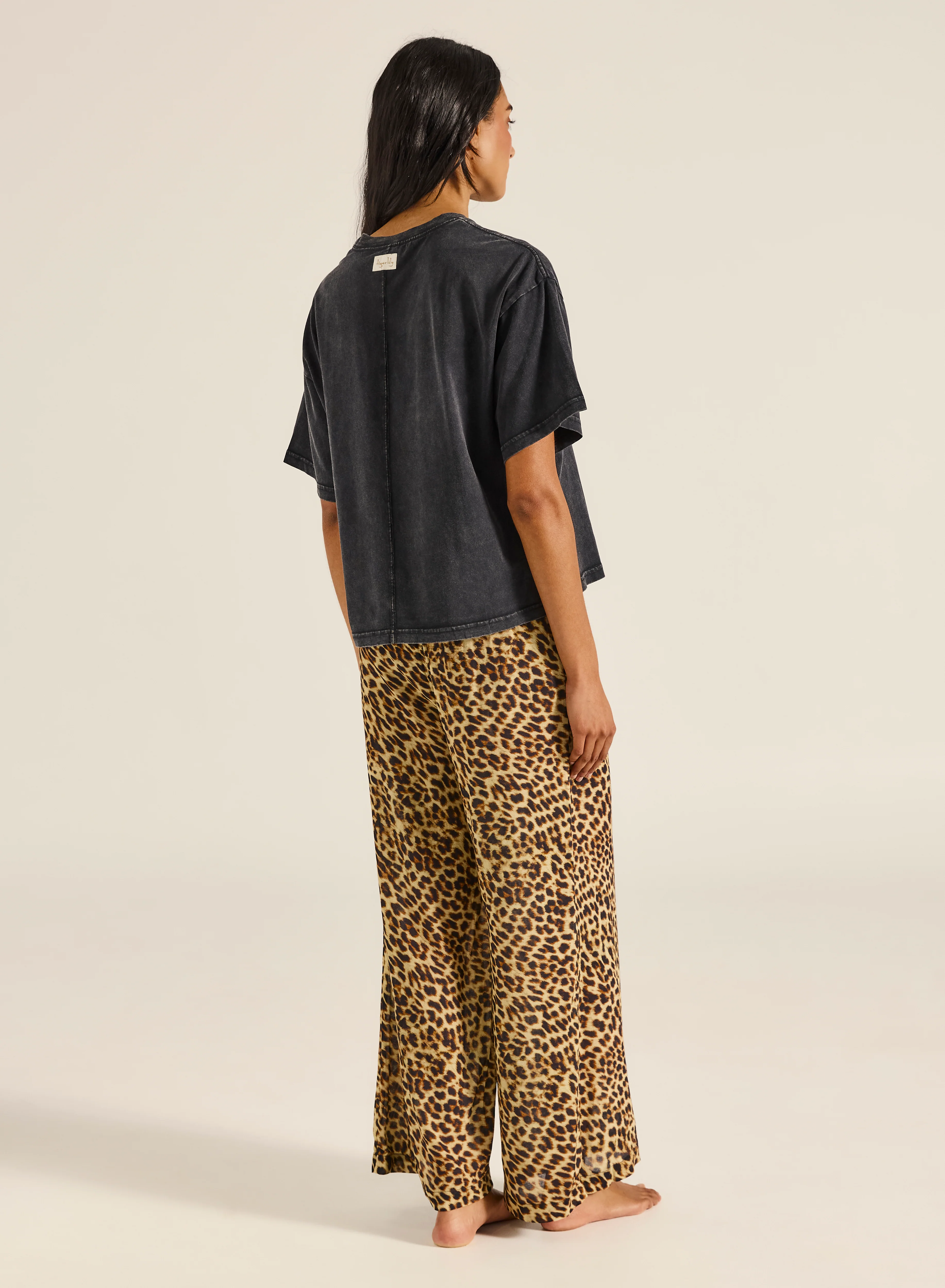 Jungle Leopard Boxy Crop Tee - Image 2